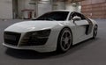 Car audi r8 white