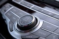 Car audio controls Royalty Free Stock Photo
