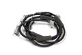 Car audio speaker cable on white background, Isolated, Car maintenance service