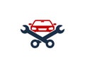 Car Auto Fix And Repair Icon Logo Design Element