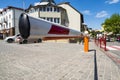 car automatic barrier near the road covering