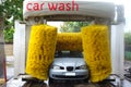 Car in Automatic Car Wash Royalty Free Stock Photo