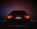 Car Back Light Composition Royalty Free Stock Photo