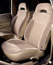 Car back seats interior Royalty Free Stock Photo