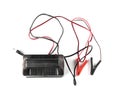 Car Battery Charger, Recharger Jump Starter, Connection Wire Kit Royalty Free Stock Photo