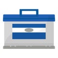 Car battery icon cartoon vector. Auto repair Royalty Free Stock Photo