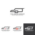 Car Battery logo design for electricity service