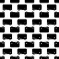 Car battery pattern seamless vector Royalty Free Stock Photo
