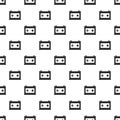 Car battery pattern seamless vector