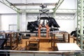 A Car being Assembled by hand (mannequins) at the Toyota Commemorative Museum of Industry and Technology in Nagoya