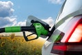 Car with biofuel Royalty Free Stock Photo