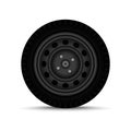 Car black wheel