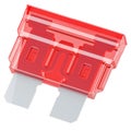Car Blade Fuse, mini size replacement fuse for car, RV, truck, motorcycle, boat. 3D rendering