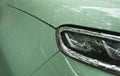 Car body of biscay green color Royalty Free Stock Photo