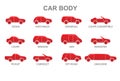 Car body icons