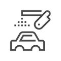 Car body paint icon Royalty Free Stock Photo
