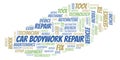 Car Bodywork Repair word cloud