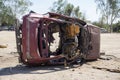 Car bomb demonstration in forensic and law enforcement training