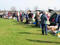 Car boot sale. Royalty Free Stock Photo
