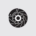 Car Brake Discs Icon Symbol Vector