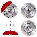 Car brake disk system