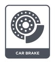 car brake icon in trendy design style. car brake icon isolated on white background. car brake vector icon simple and modern flat Royalty Free Stock Photo