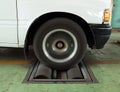Car brake testing system Royalty Free Stock Photo