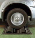 Car brake testing system Royalty Free Stock Photo