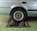 Car brake testing system Royalty Free Stock Photo
