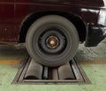 Car brake testing system Royalty Free Stock Photo