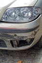 Car bumper damage