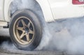 Car burnout Royalty Free Stock Photo