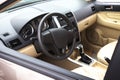 Car cab interior Royalty Free Stock Photo