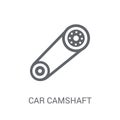 car camshaft icon. Trendy car camshaft logo concept on white background from car parts collection