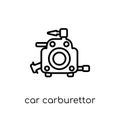 car carburettor icon from Car parts collection. Royalty Free Stock Photo