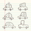 Car cartoon collection Royalty Free Stock Photo