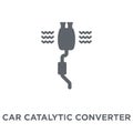 car catalytic converter icon from Car parts collection.