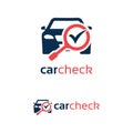 Car check logo design template