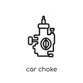 car choke icon from Car parts collection.