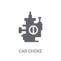 car choke icon. Trendy car choke logo concept on white background from car parts collection