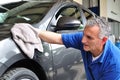 Car cleaning. Royalty Free Stock Photo