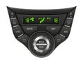 car climate control panel vector illustration Royalty Free Stock Photo