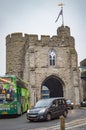 A car coming from the last east gate in canterbury town