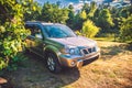 Car in countryside Royalty Free Stock Photo