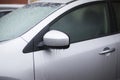 Car covered with ice, winter Royalty Free Stock Photo