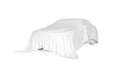 Car covered with a white cloth. 3D rendering Royalty Free Stock Photo