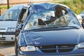 Car crash collision Royalty Free Stock Photo