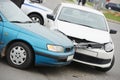 Car crash collision Royalty Free Stock Photo