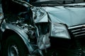 Car crash damage Royalty Free Stock Photo