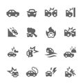 Car Crashes Icons